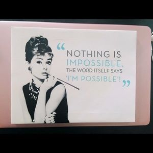 Audrey Hepburn Canvas